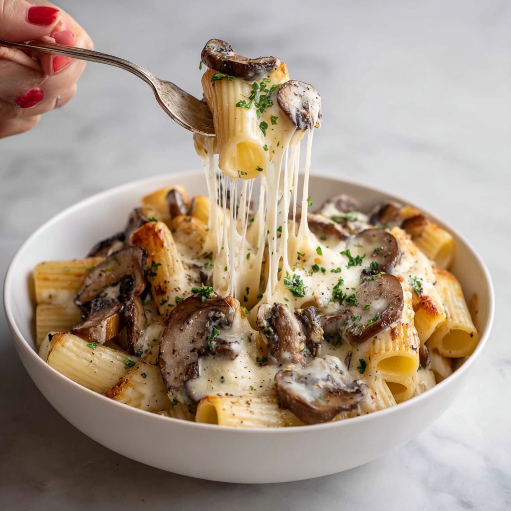 Creamy Chicken and Mushroom Pasta Recipe - Recipe Image