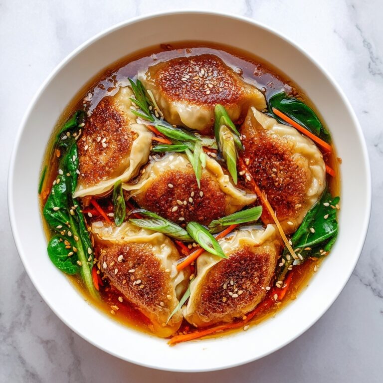 Comforting Beef Potsticker Soup: Delicious Bowl of Warmth Recipe