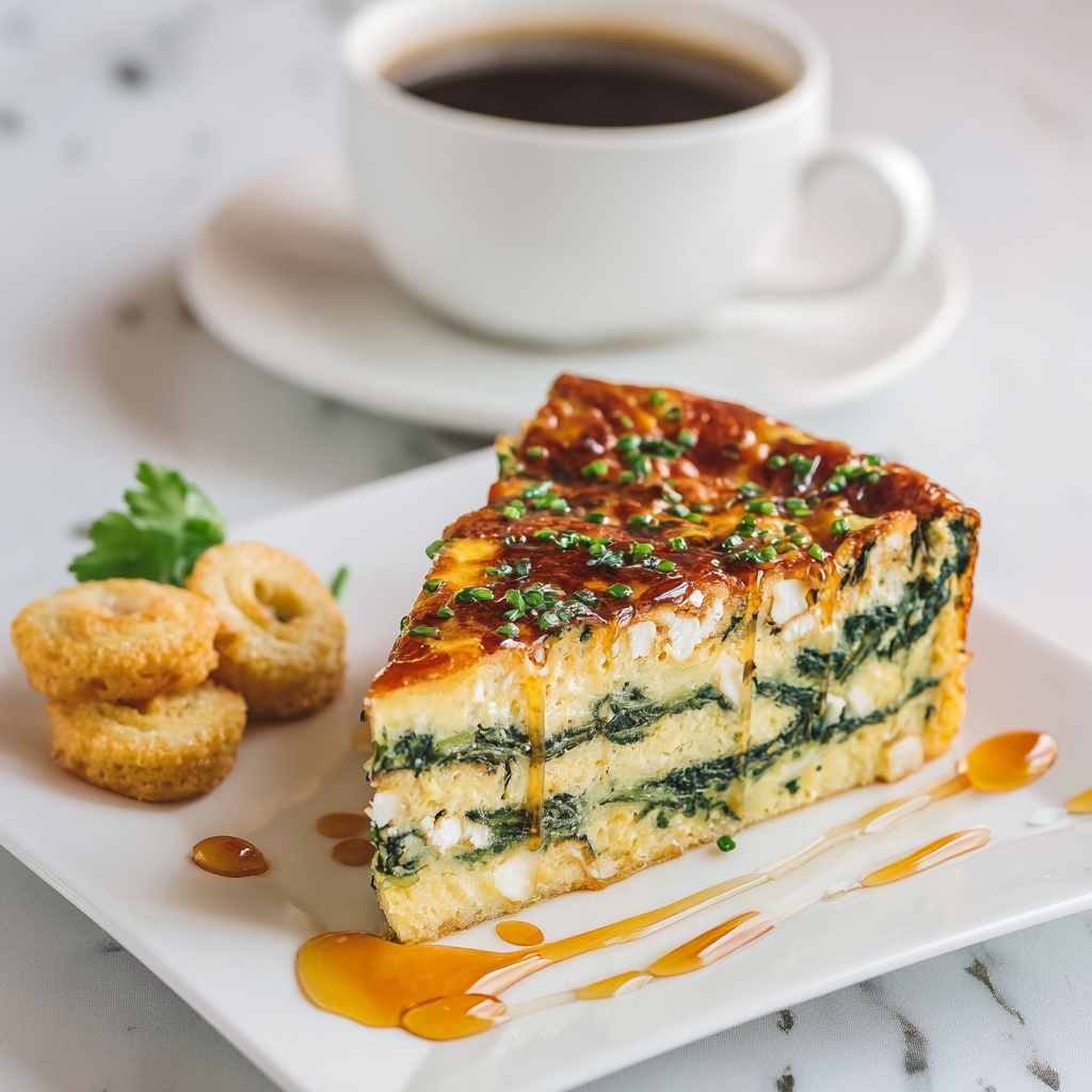 Easy Spinach and Cottage Cheese Breakfast Casserole Recipe - Recipe Image