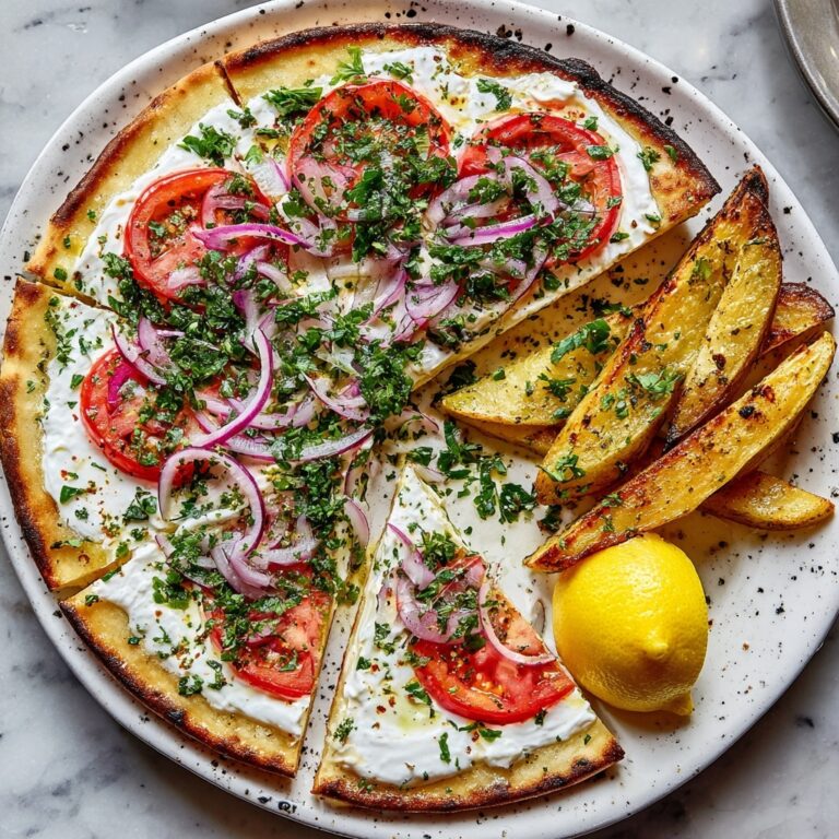 Gyros Smashed Tacos with Tzatziki, Tomatoes, and Sumac Onions Recipe