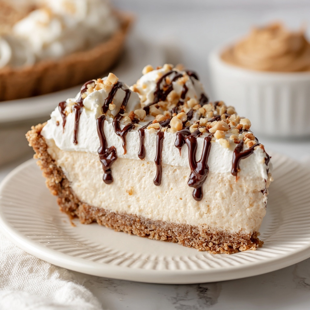 No Bake Peanut Butter Pie Recipe - Recipe Image