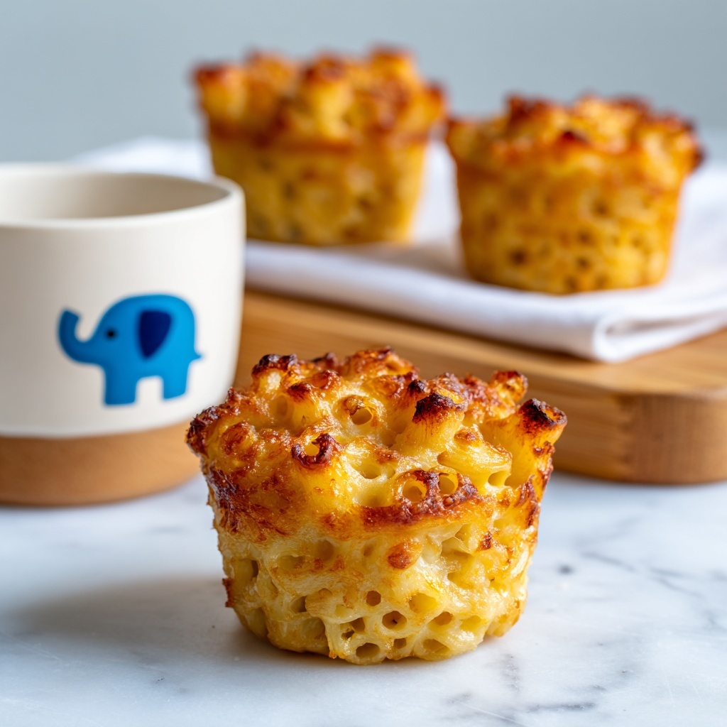 Mac and Cheese Muffins for Baby-Led Weaning Recipe - Recipe Image
