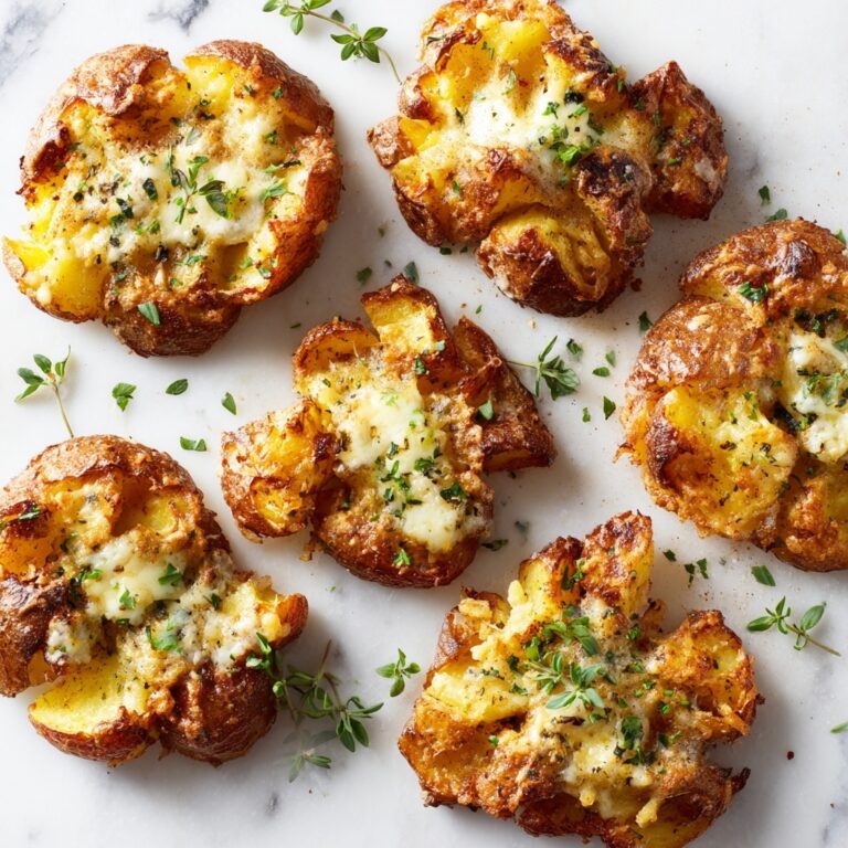 Crispy Air-Fryer Smashed Potatoes Recipe