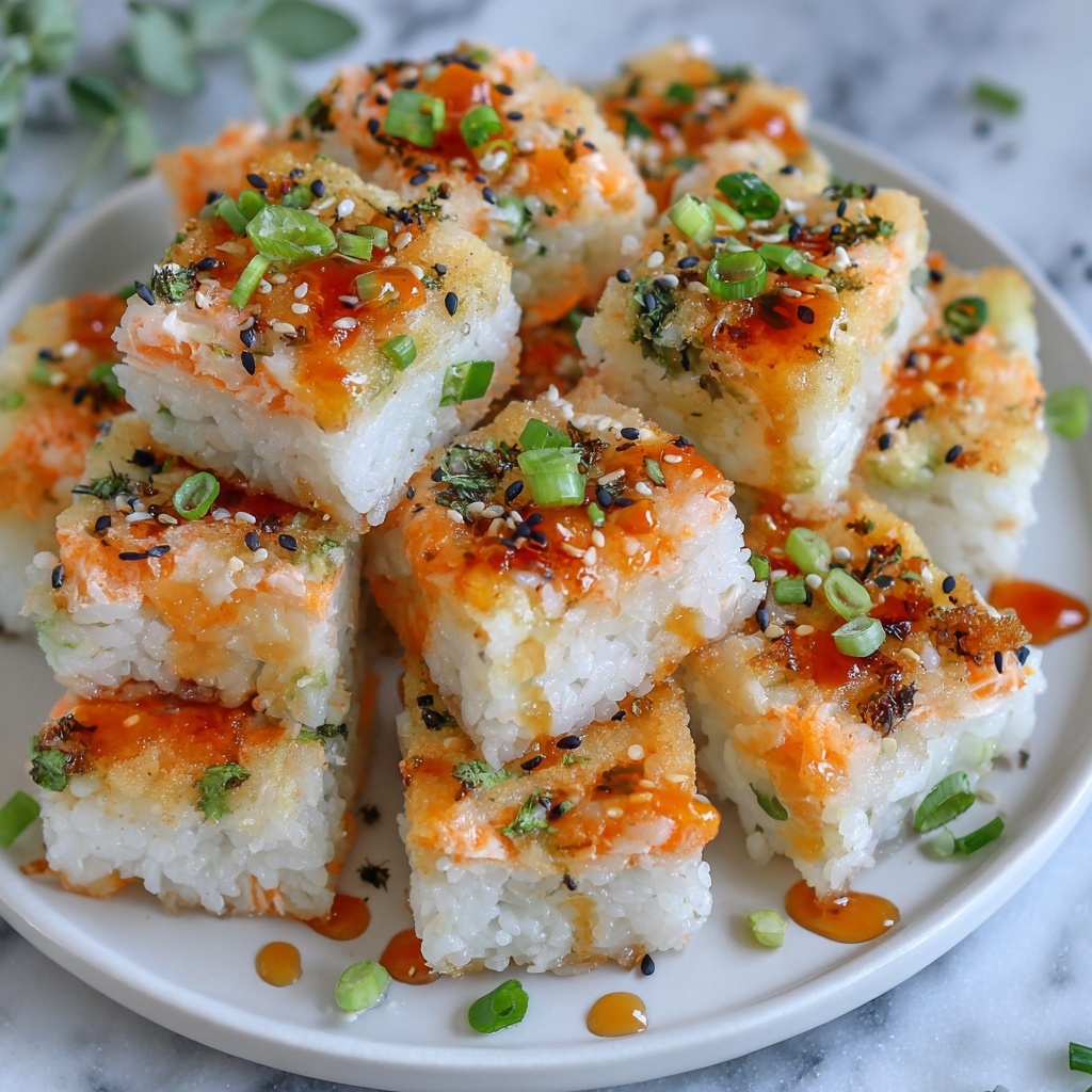 Crunchy Spicy Tuna Sushi Bites Recipe - Recipe Image