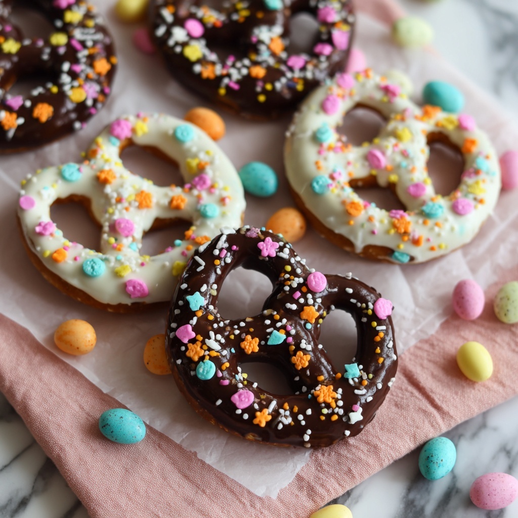 Best Chocolate Covered Pretzels for Easter Recipe - Recipe Image