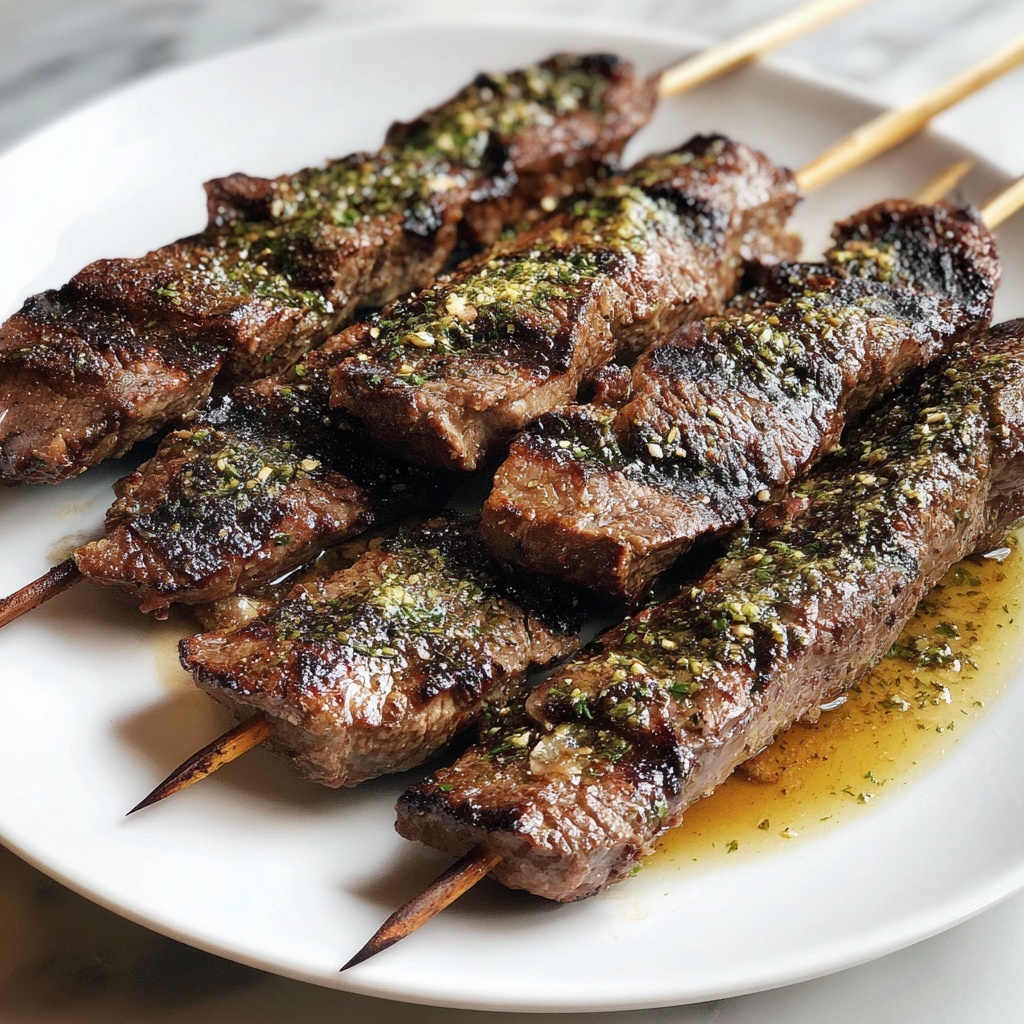 Greek Beef Souvlaki Recipe - Recipe Image