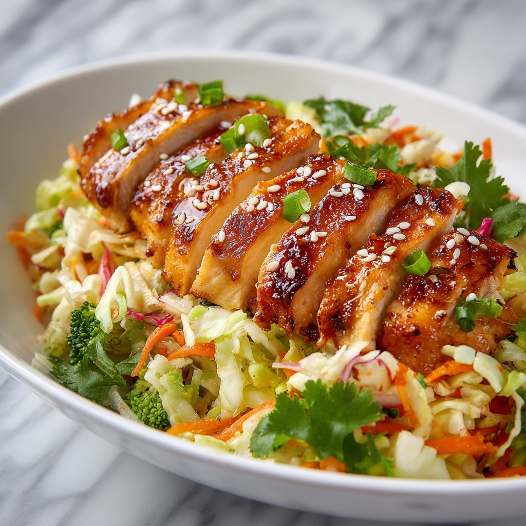 Sesame Chicken Cabbage Crunch Salad: An Amazing Ultimate Dinner Idea Recipe - Recipe Image