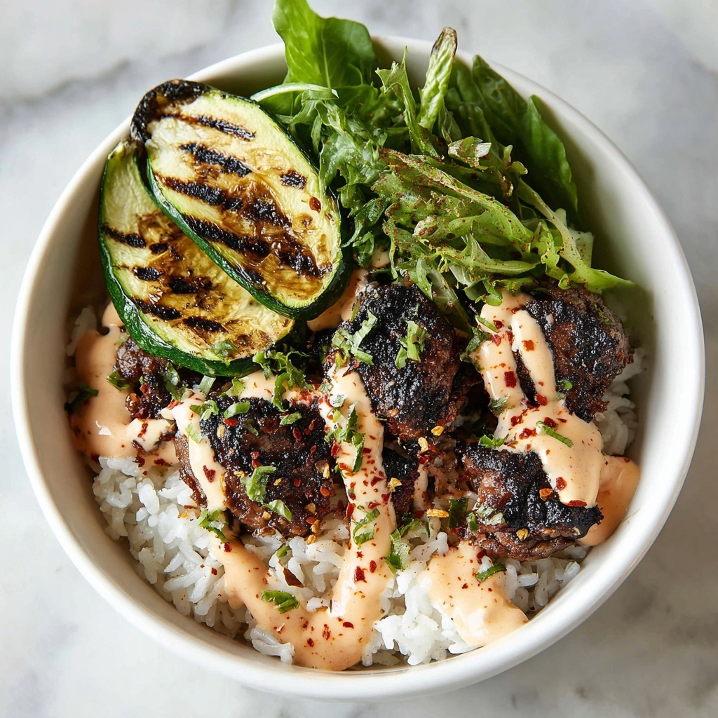 Hibachi Bowls with Steak and Vegetables Recipe - Recipe Image