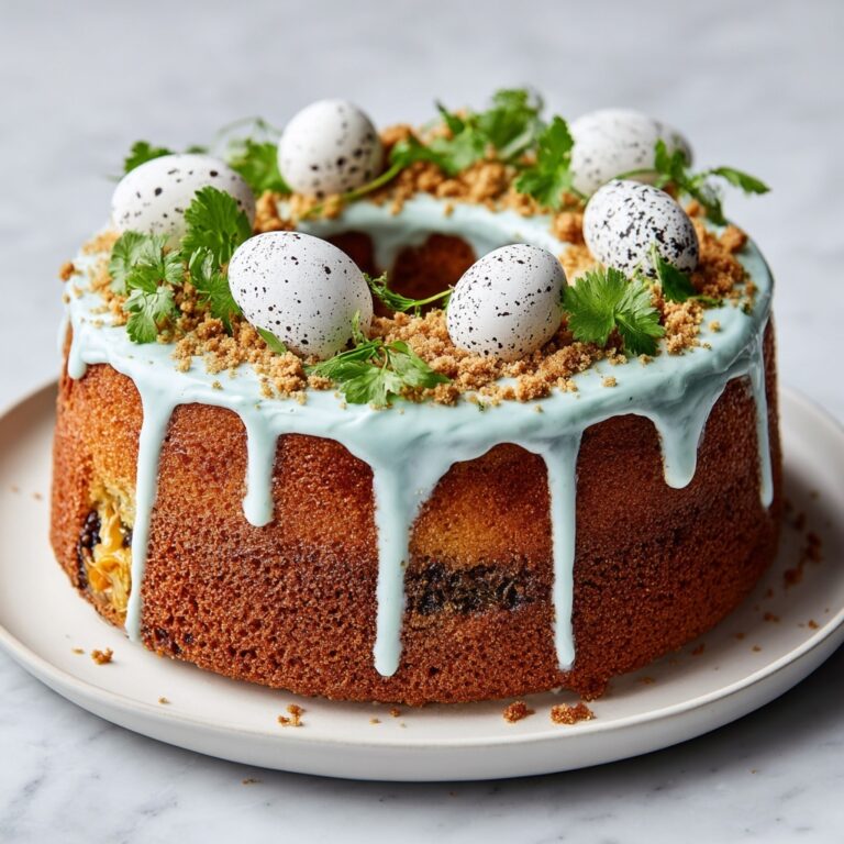 Speckled Robin’s Egg Cake Roll Recipe