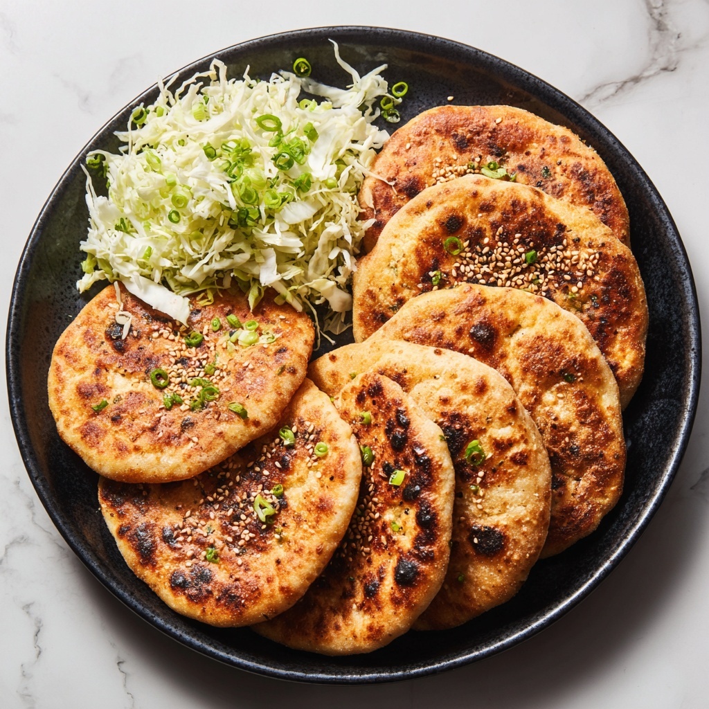 Vegan Pan-Fried Cabbage and Vermicelli Buns Recipe - Recipe Image