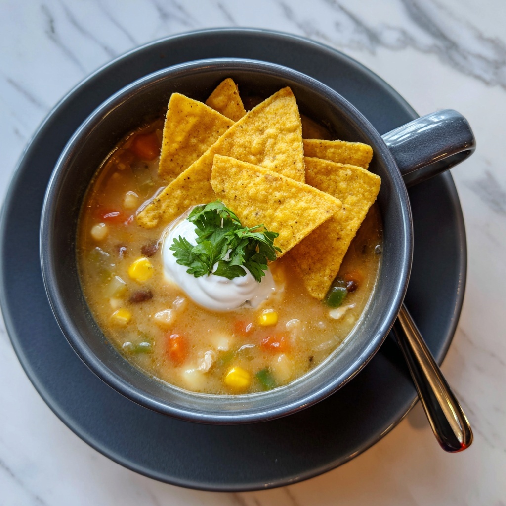 Easy Chicken Taco Soup Recipe - Recipe Image