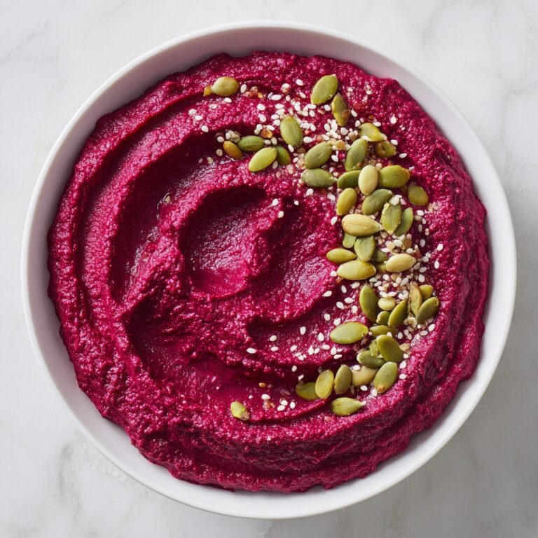 Roasted Beetroot Hummus Recipe