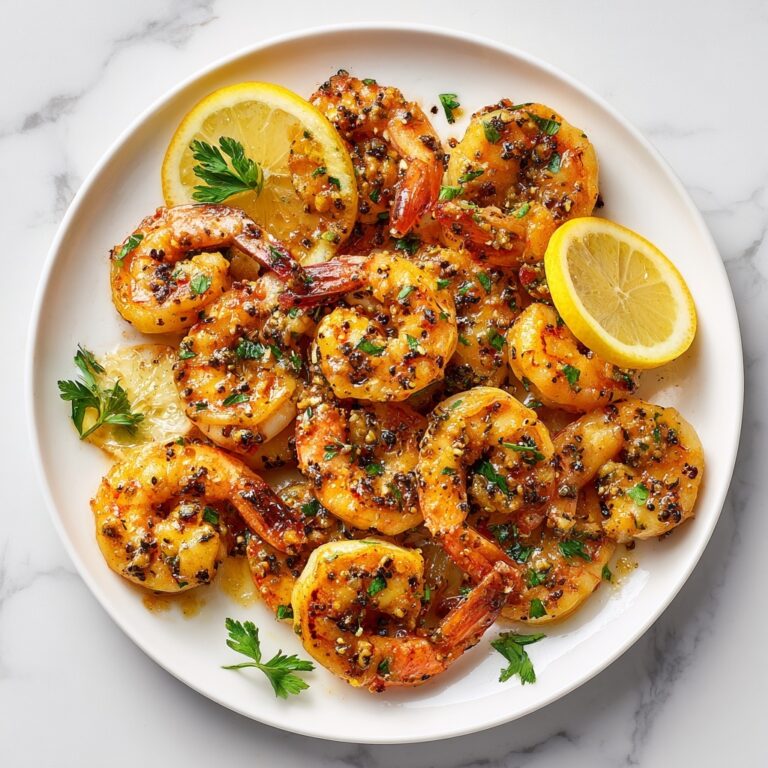 Baked Butter Lemon Shrimp Recipe