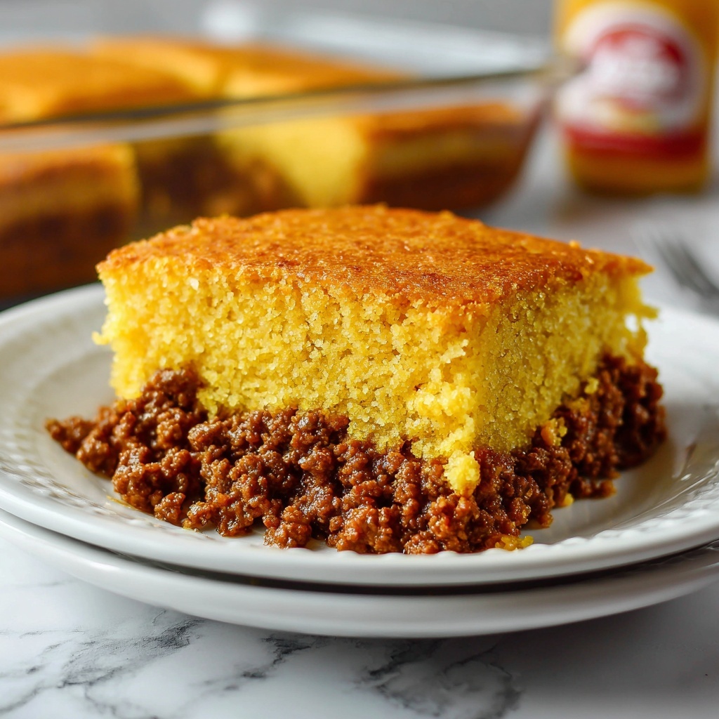 Sloppy Joe Cornbread Casserole Recipe - Recipe Image