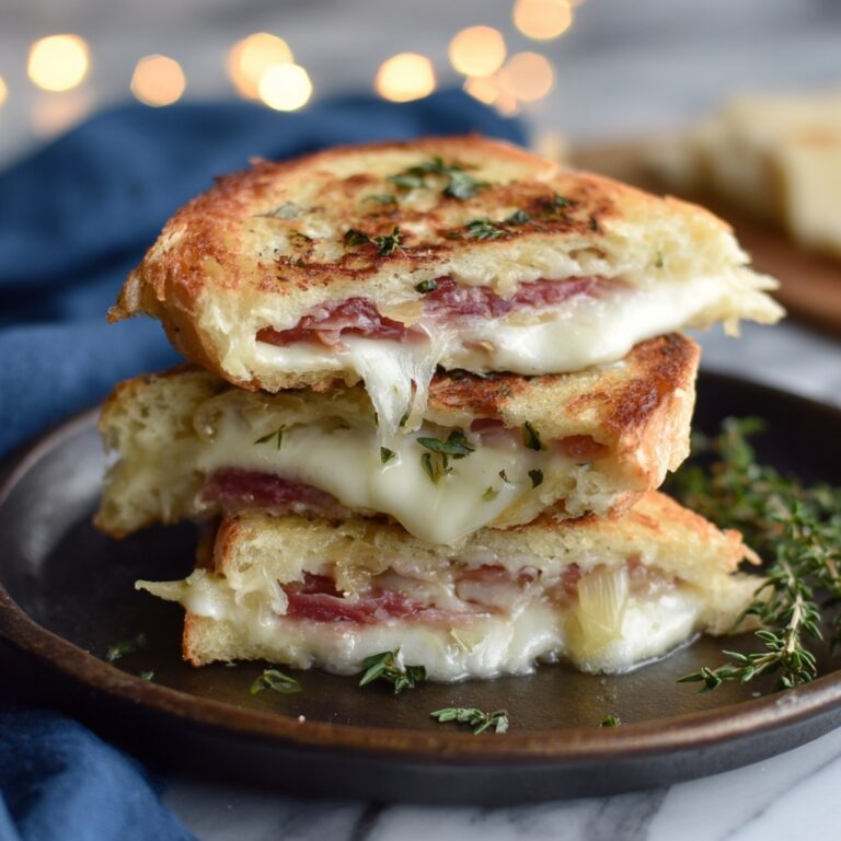 French Onion and Apple Grilled Cheese Recipe