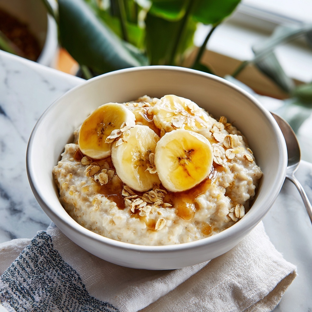 Creamy Whipped Banana Oatmeal Recipe - Recipe Image