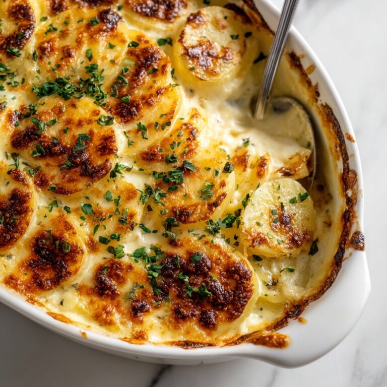 Dad’s Creamy & Cheesy Au Gratin Potatoes Recipe