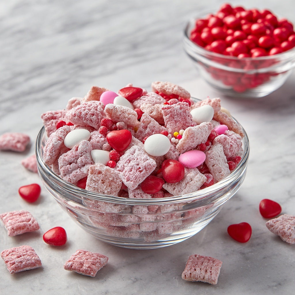 Strawberry White Chocolate Chex Mix Recipe - Recipe Image