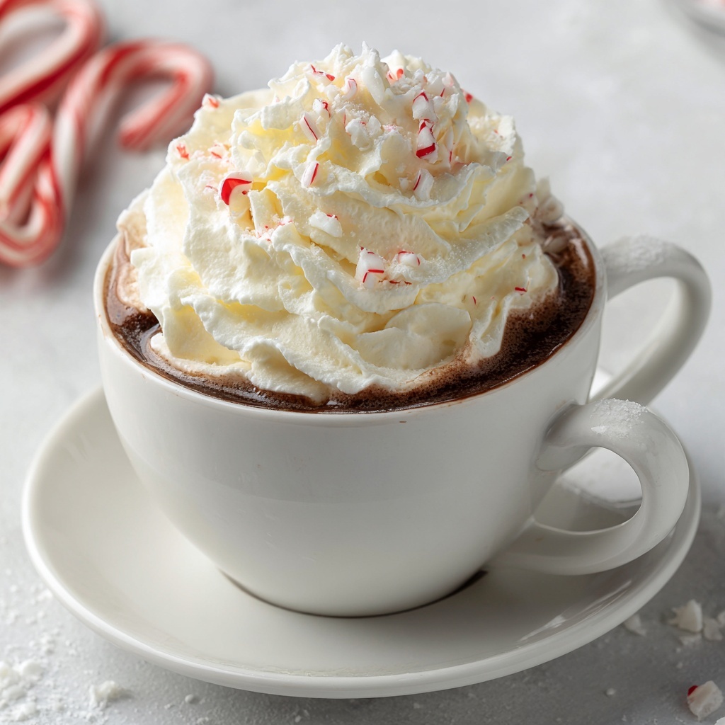 Rich Peppermint Hot Chocolate Recipe - Recipe Image