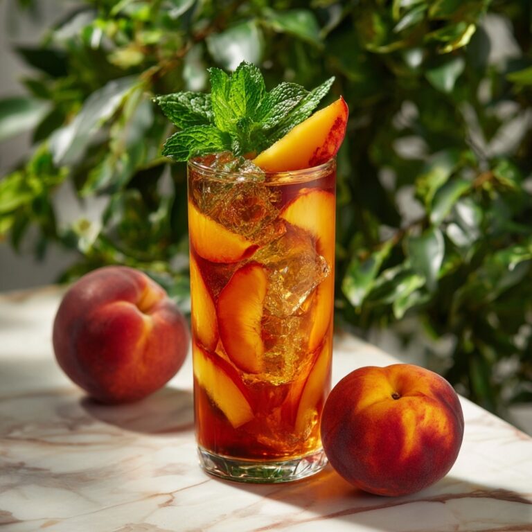 Peach Hibiscus Sunset Tea: Your Refreshing Summer Sip Recipe
