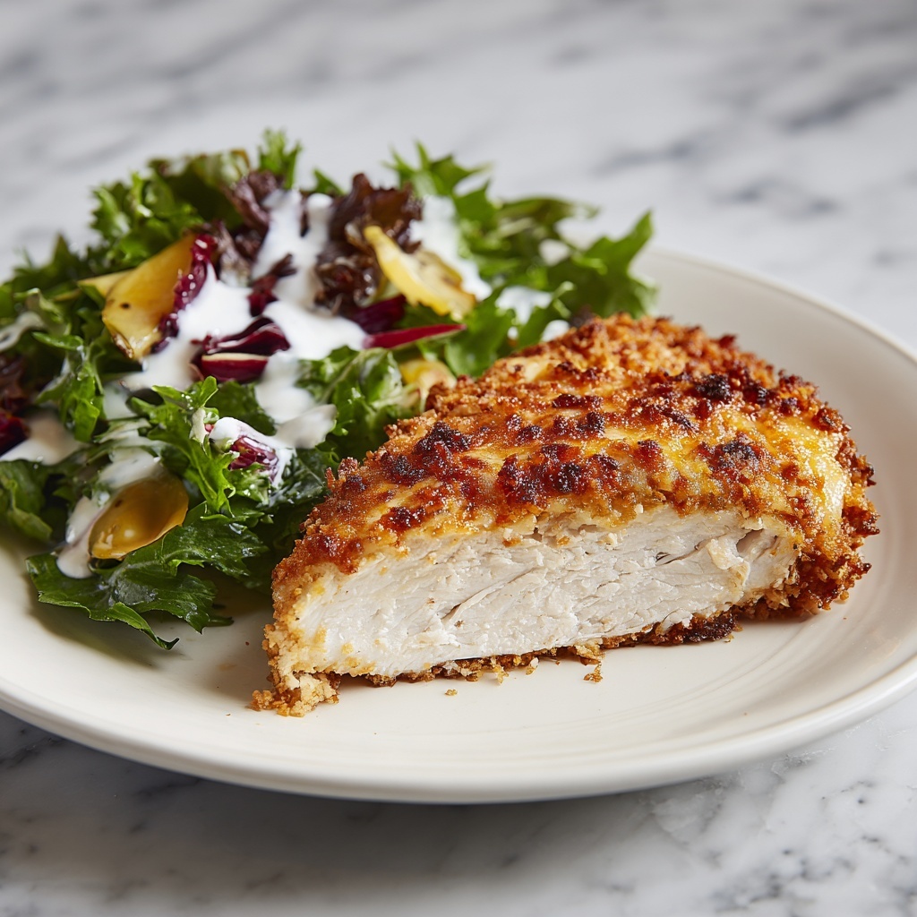 Easy Baked Caesar Chicken Recipe - Recipe Image