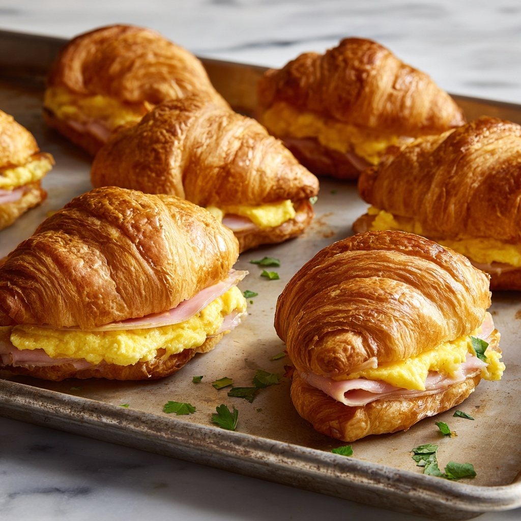 Freezer Croissant Breakfast Sandwiches for Busy Mornings Recipe - Recipe Image