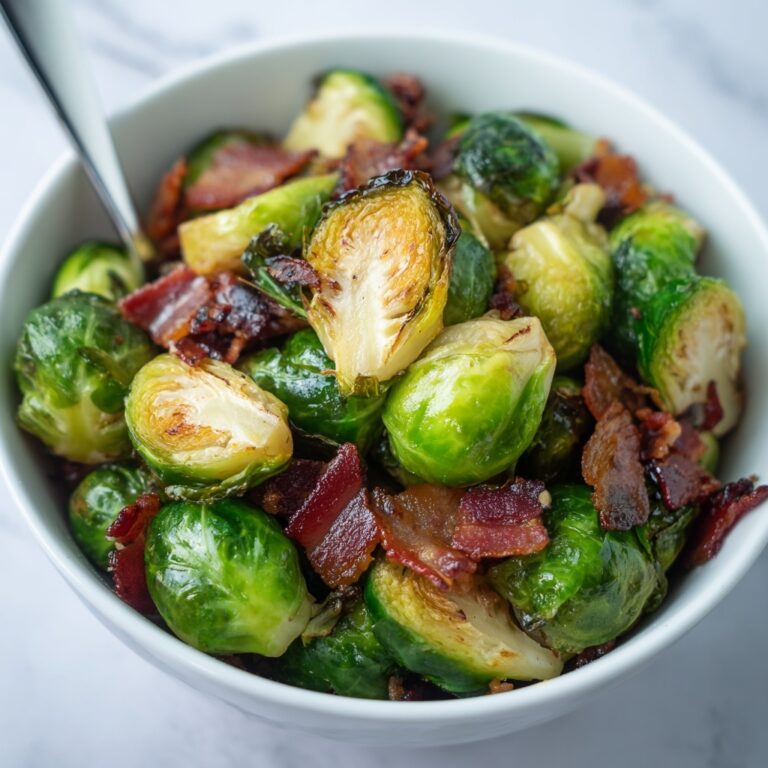 Caramelized Brussels Sprouts with Bacon Jam Recipe