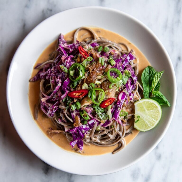 Sesame Chili Cold Soba Noodle Salad Recipe