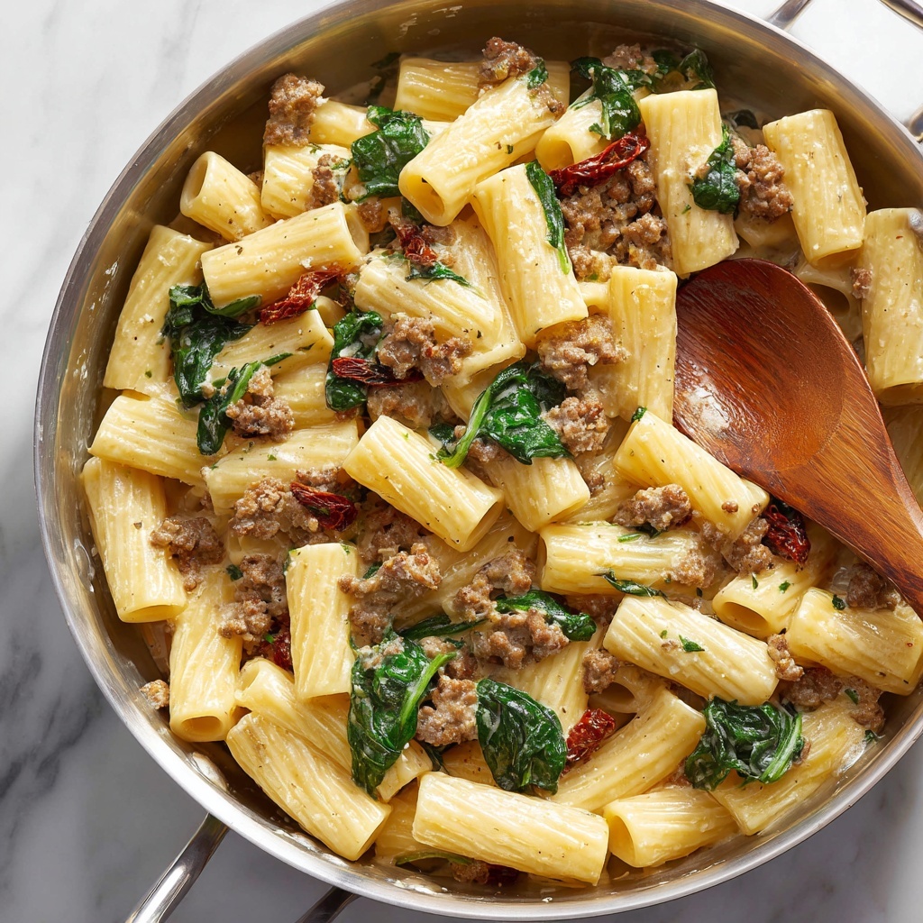 Creamy Italian Sausage Pasta Recipe - Recipe Image