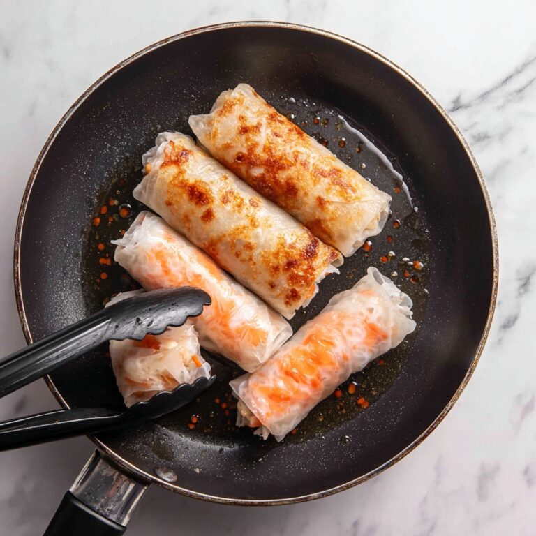 Pan-Seared Salmon Spring Rolls Recipe