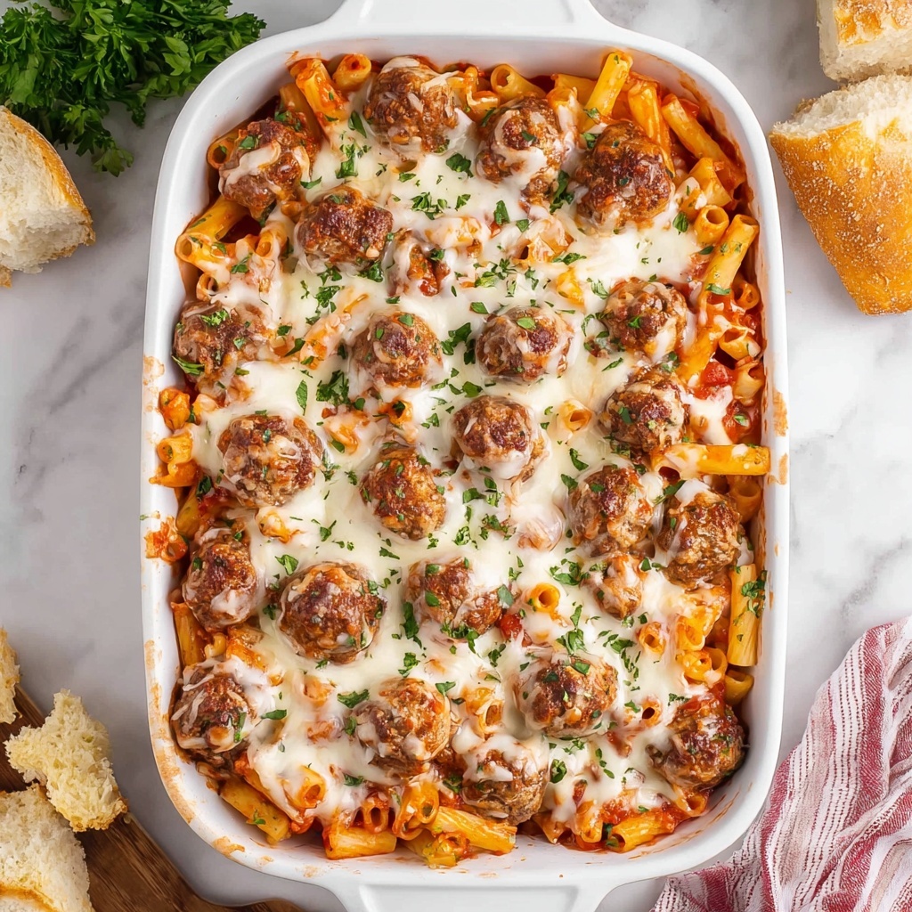 Meatball Casserole Recipe - Recipe Image