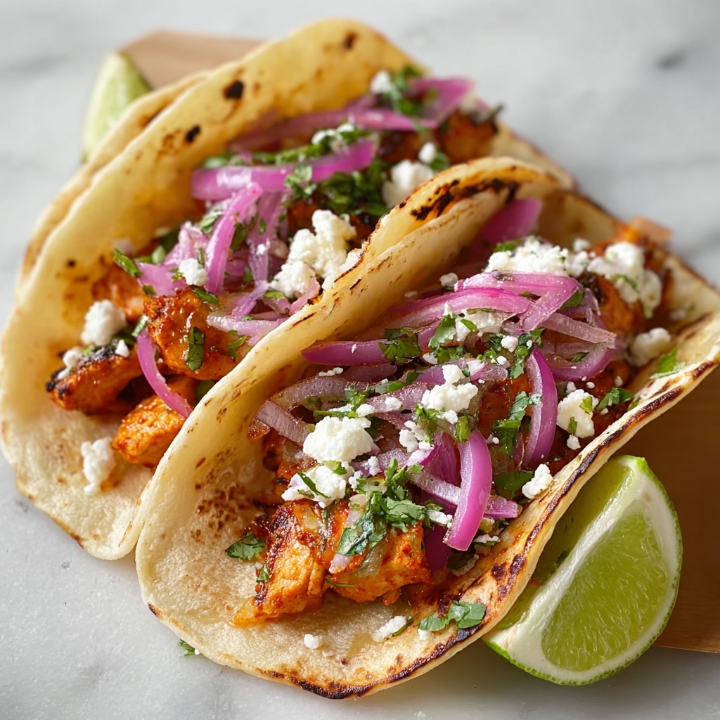 Sticky Lime Honey Chicken Tacos Recipe - Recipe Image
