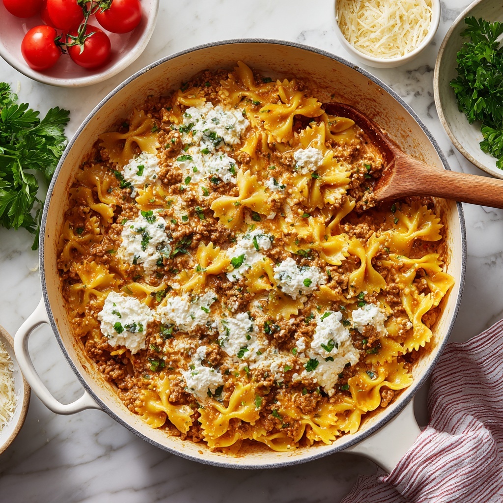 One Skillet Lasagna Recipe - Recipe Image