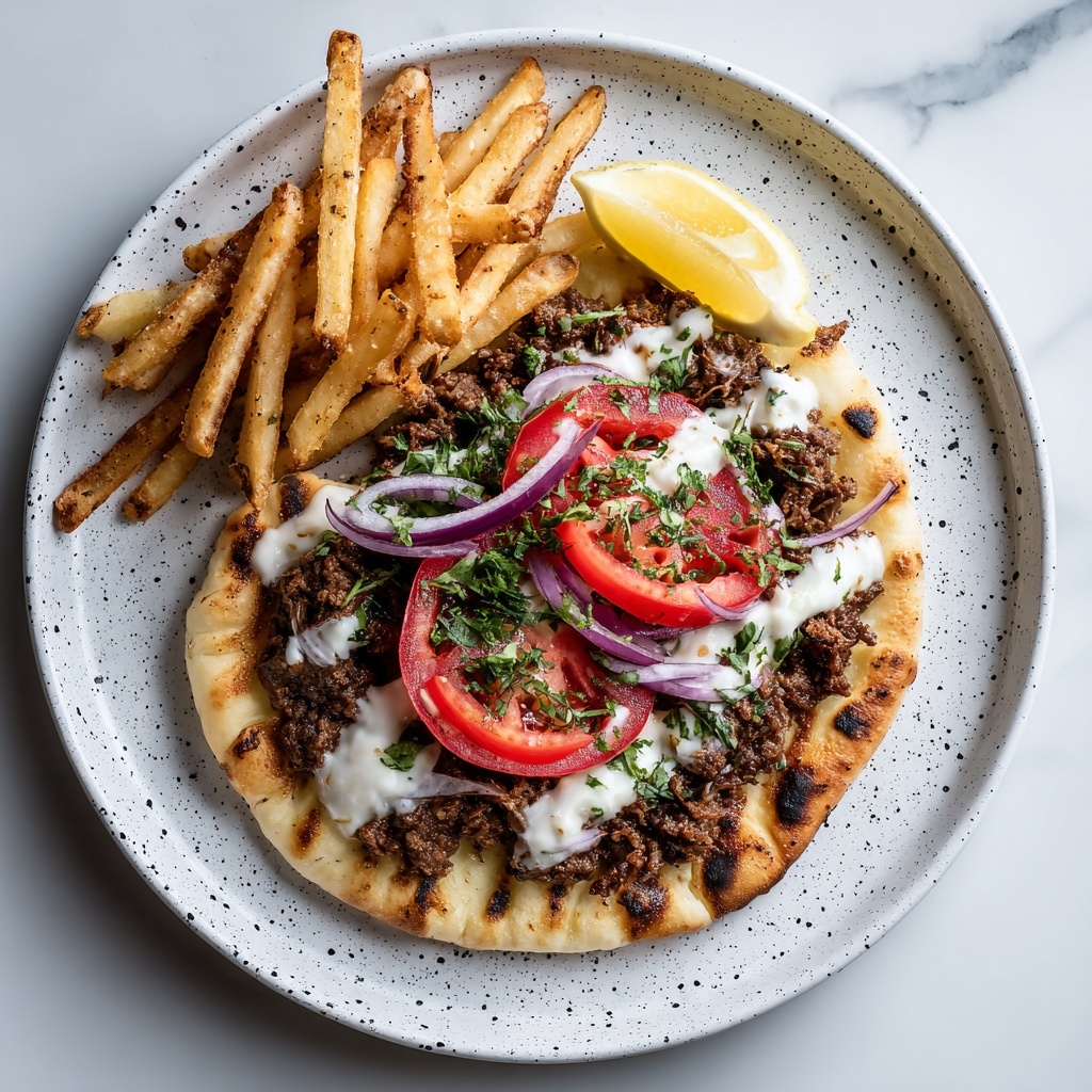 Gyros Smashed Tacos Recipe - Recipe Image