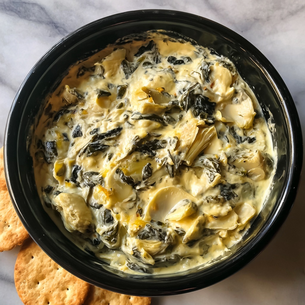 Slow Cooker Spinach Artichoke Dip Recipe - Recipe Image