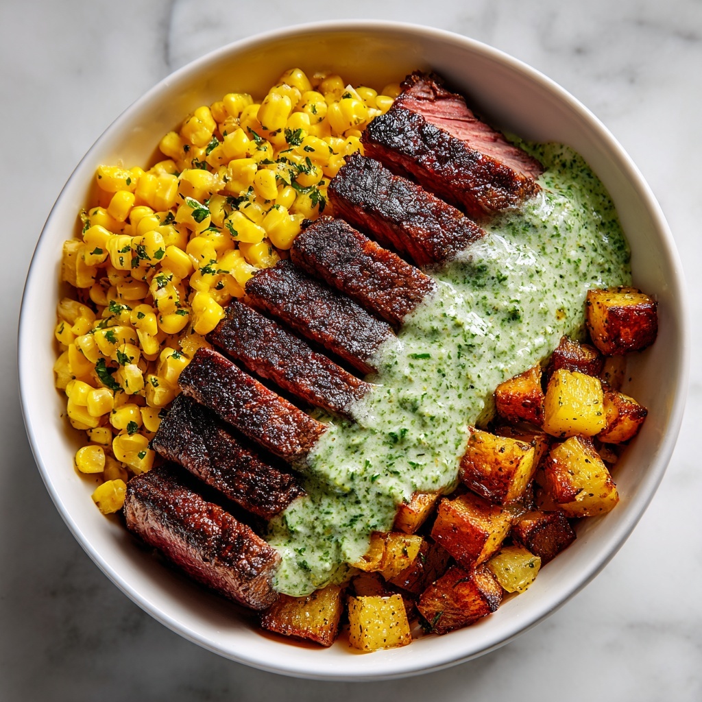 Steak Avocado Corn Bowl Recipe - Recipe Image