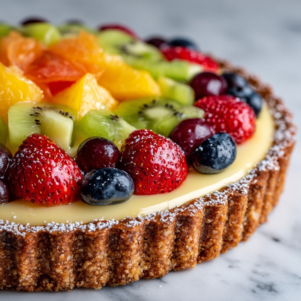 Cinnamon Sugar Cookie Fruit Tart Recipe - Recipe Image