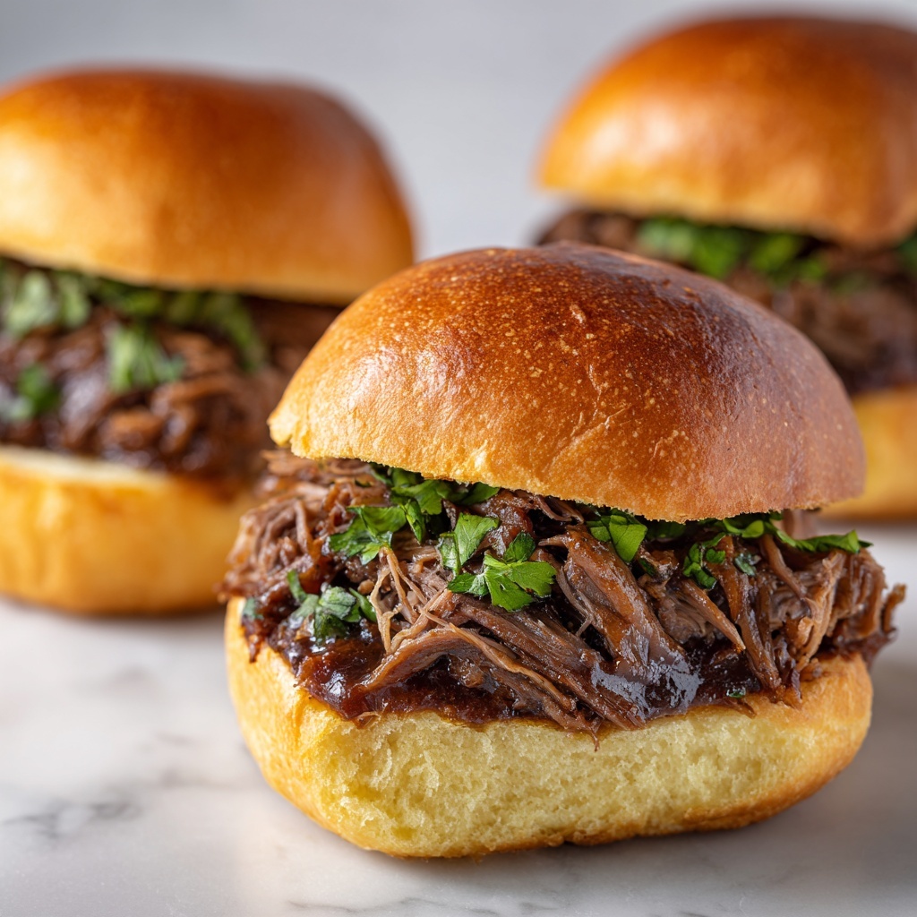 Slow Cooker French Dip Sandwiches Recipe - Recipe Image