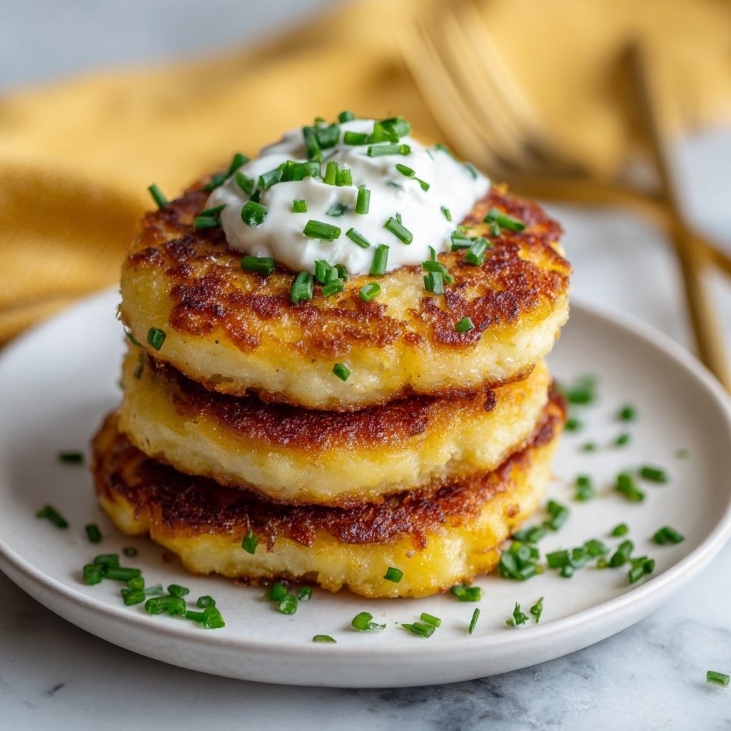 Crispy Easy Potato Pancakes Recipe - Recipe Image