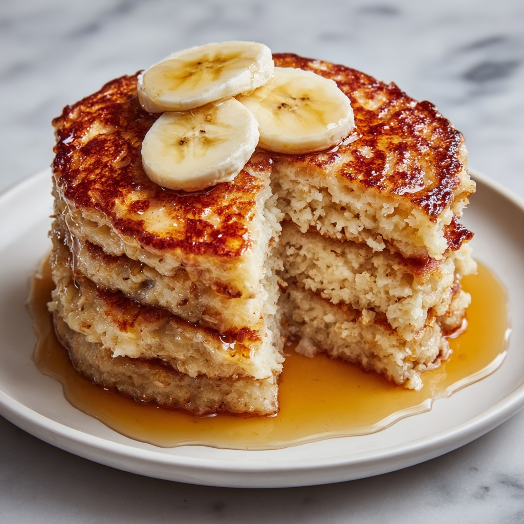 Healthy Banana Oatmeal Pancakes Recipe - Recipe Image