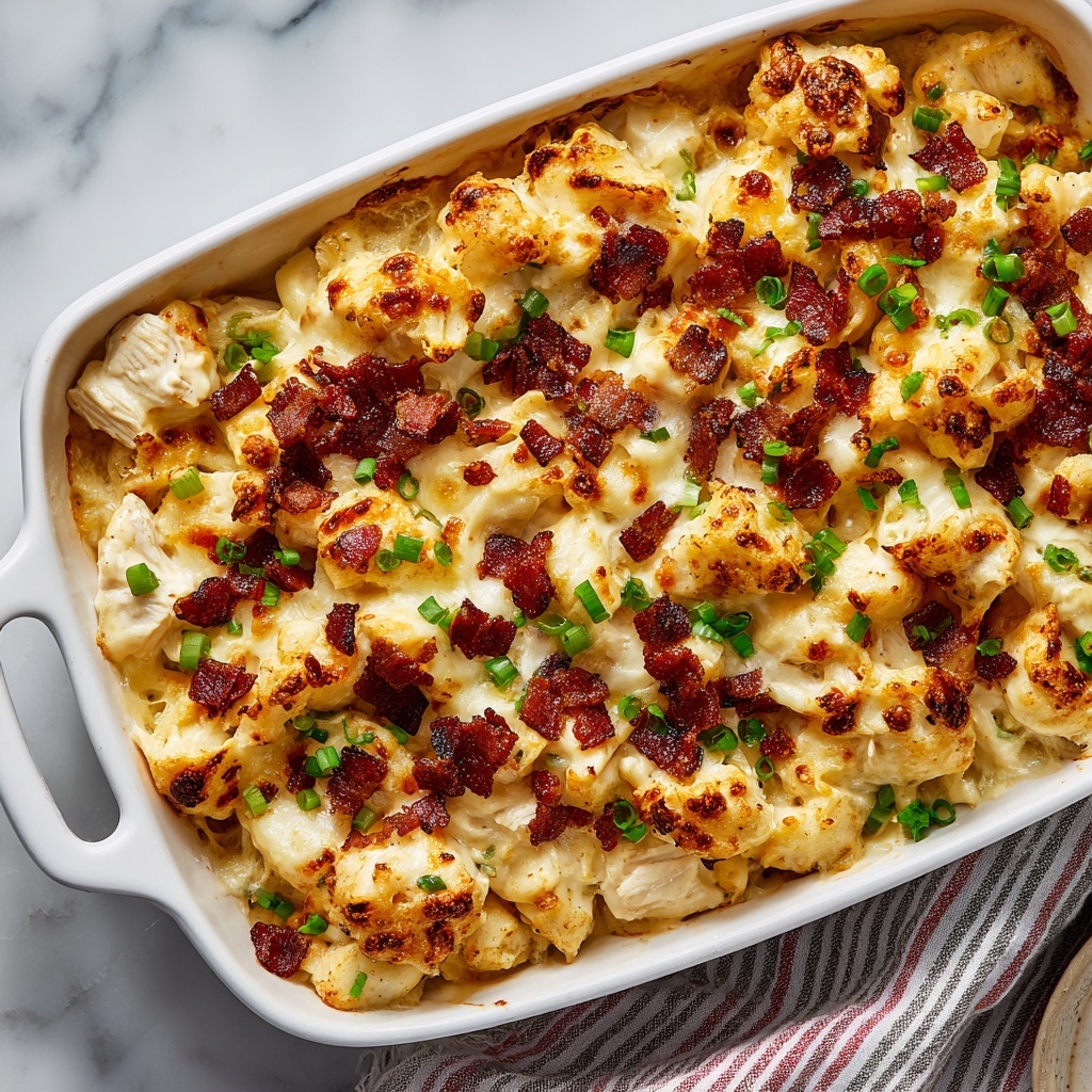 Easy Low Carb Chicken Casserole Recipe - Recipe Image