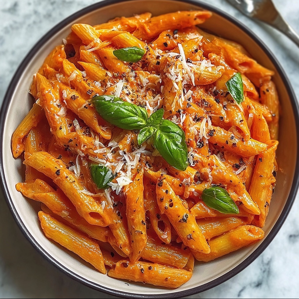 Creamy Tomato Garlic Pasta Recipe - Recipe Image