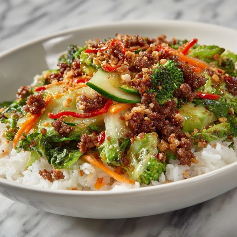 Savory Ground Turkey & Roasted Veggie Rice Bowl Recipe