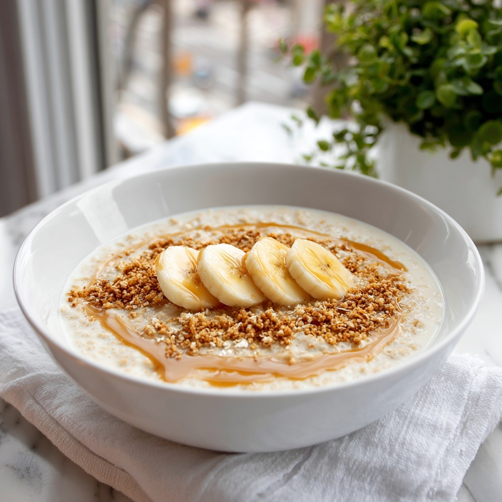 Creamy Whipped Banana Oatmeal Recipe - Recipe Image