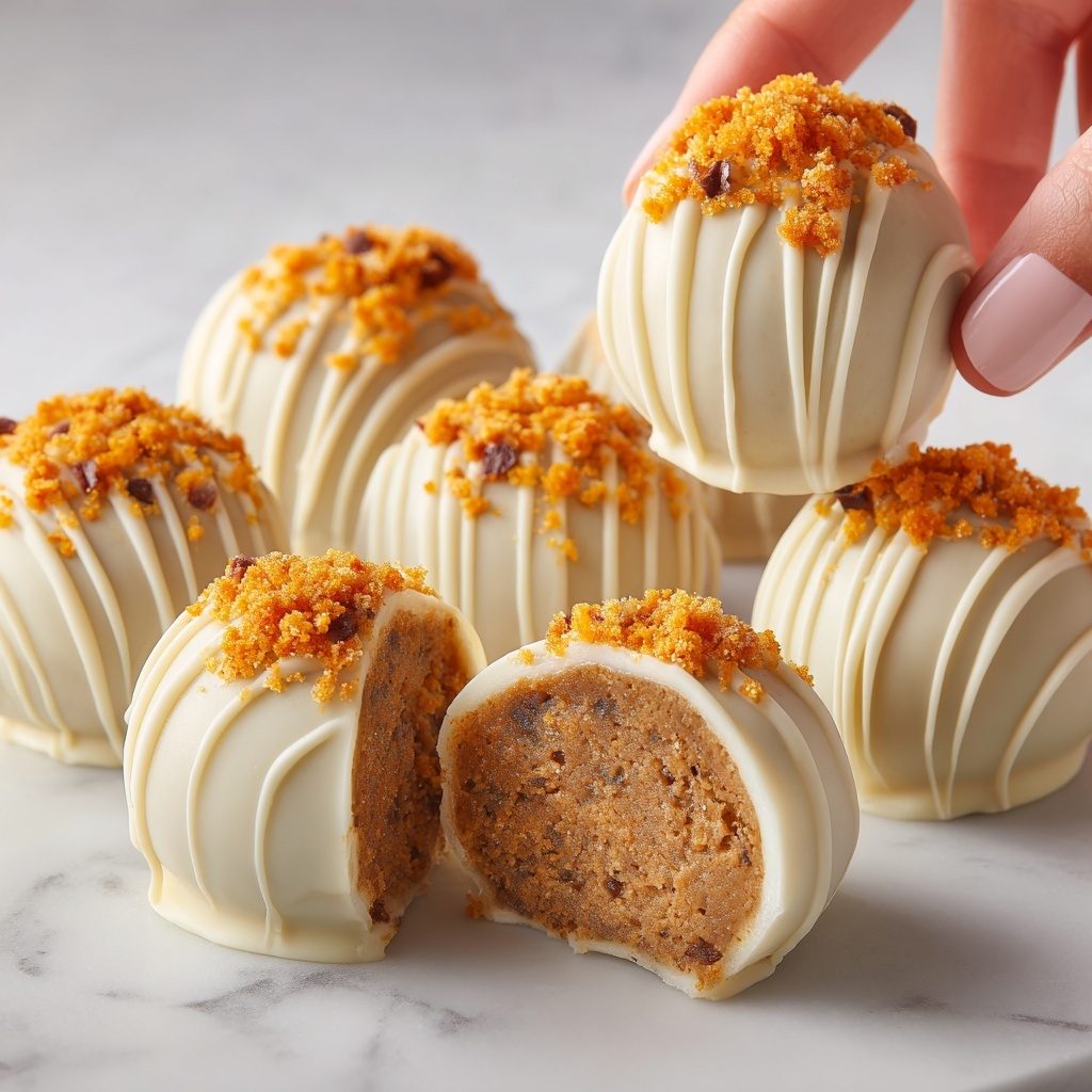 No-Bake Pumpkin Cheesecake Balls Recipe - Recipe Image