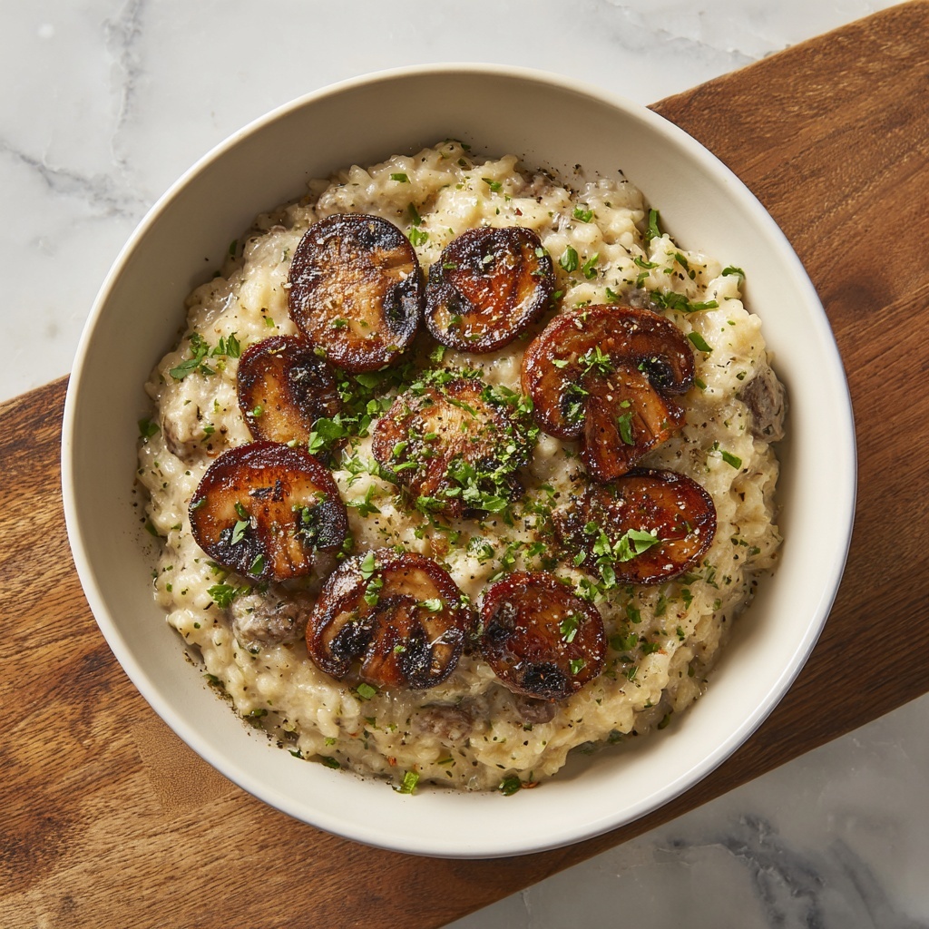 The Best Mushroom Risotto Recipe - Recipe Image