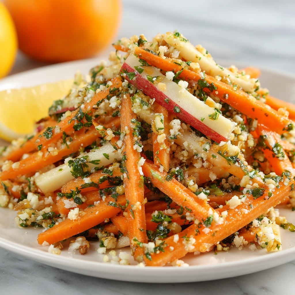 Crunchy Apple Carrot Salad Delight Recipe - Recipe Image