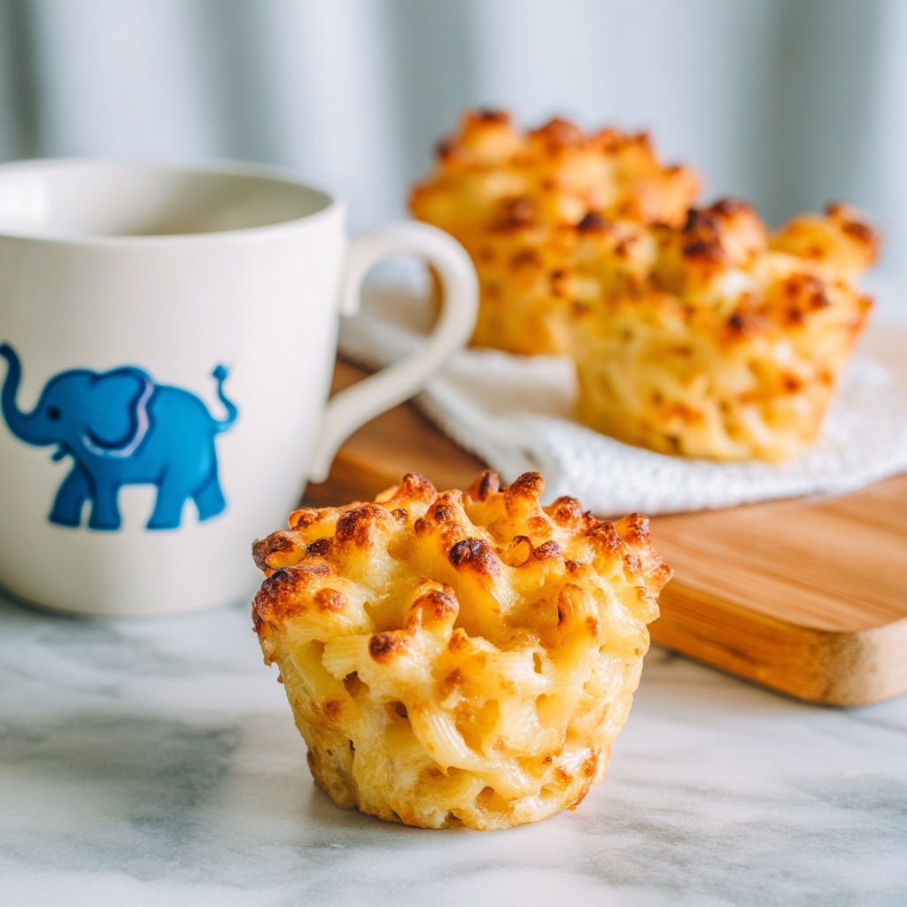 Mac and Cheese Muffins for Baby-Led Weaning Recipe - Recipe Image