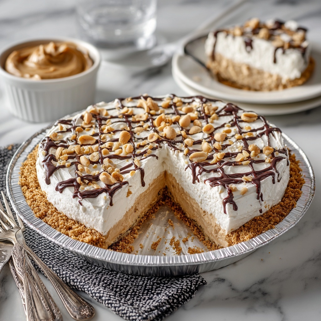 No Bake Peanut Butter Pie Recipe - Recipe Image