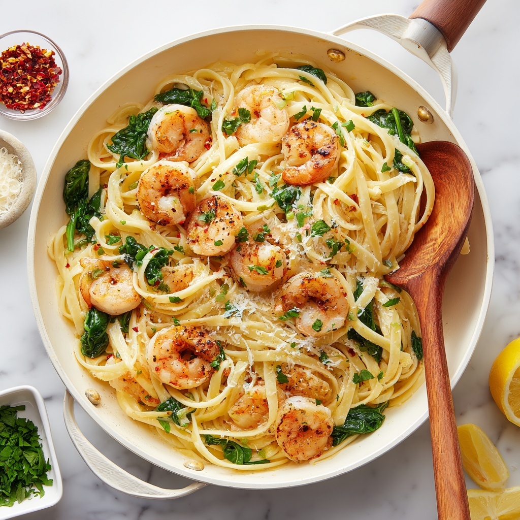 Garlic Butter Shrimp Pasta Recipe - Recipe Image